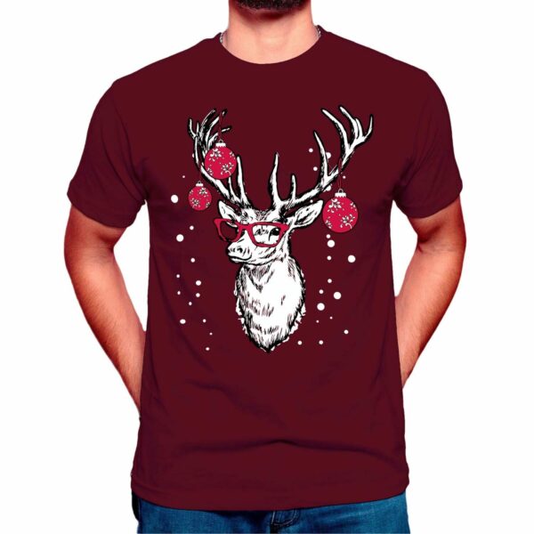 Professor Reindeer Christmas T-Shirt - Image 7