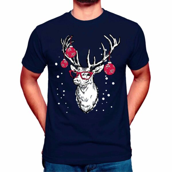 Professor Reindeer Christmas T-Shirt - Image 6