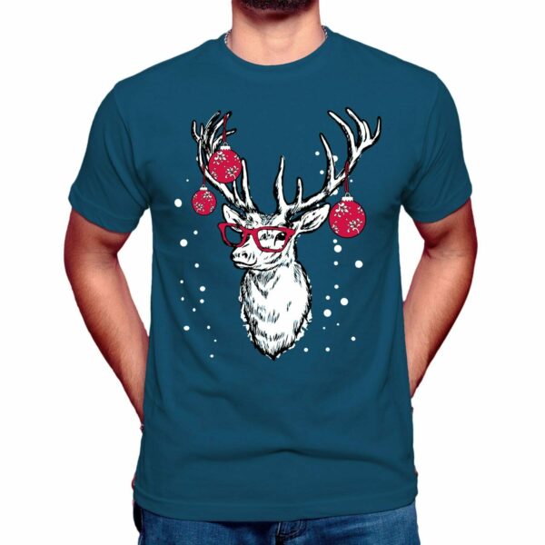 Professor Reindeer Christmas T-Shirt - Image 4